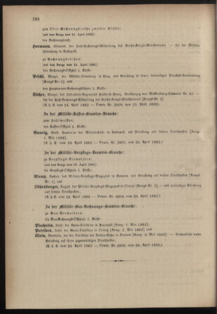 Kaiserlich-königliches Armee-Verordnungsblatt: Personal-Angelegenheiten 18820426 Seite: 58