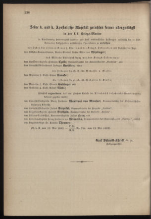 Kaiserlich-königliches Armee-Verordnungsblatt: Personal-Angelegenheiten 18820514 Seite: 16