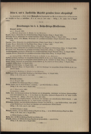 Kaiserlich-königliches Armee-Verordnungsblatt: Personal-Angelegenheiten 18820807 Seite: 3