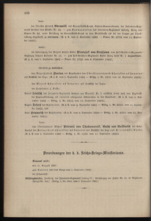 Kaiserlich-königliches Armee-Verordnungsblatt: Personal-Angelegenheiten 18820915 Seite: 2