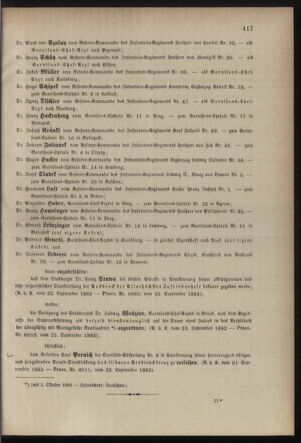 Kaiserlich-königliches Armee-Verordnungsblatt: Personal-Angelegenheiten 18820927 Seite: 3