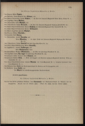 Kaiserlich-königliches Armee-Verordnungsblatt: Personal-Angelegenheiten 18821031 Seite: 5