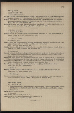 Kaiserlich-königliches Armee-Verordnungsblatt: Personal-Angelegenheiten 18821124 Seite: 5