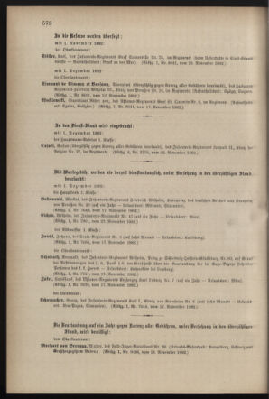 Kaiserlich-königliches Armee-Verordnungsblatt: Personal-Angelegenheiten 18821124 Seite: 6