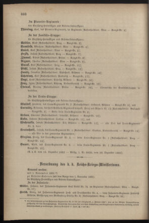 Kaiserlich-königliches Armee-Verordnungsblatt: Personal-Angelegenheiten 18821221 Seite: 44