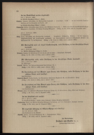 Kaiserlich-königliches Armee-Verordnungsblatt: Personal-Angelegenheiten 18830106 Seite: 14