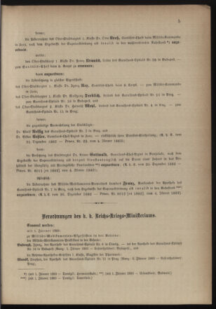 Kaiserlich-königliches Armee-Verordnungsblatt: Personal-Angelegenheiten 18830106 Seite: 5