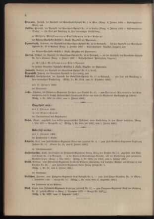 Kaiserlich-königliches Armee-Verordnungsblatt: Personal-Angelegenheiten 18830106 Seite: 6