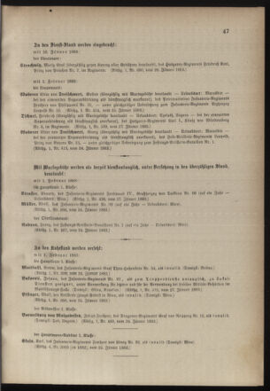 Kaiserlich-königliches Armee-Verordnungsblatt: Personal-Angelegenheiten 18830131 Seite: 7