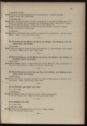 Kaiserlich-königliches Armee-Verordnungsblatt: Personal-Angelegenheiten 18830213 Seite: 7