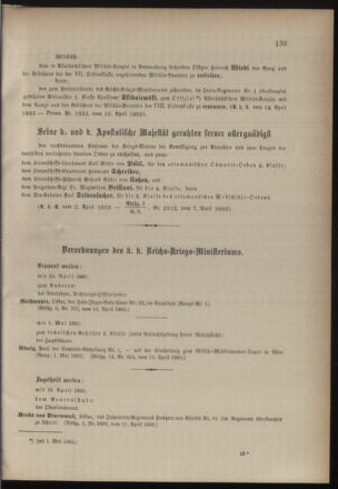 Kaiserlich-königliches Armee-Verordnungsblatt: Personal-Angelegenheiten 18830417 Seite: 3