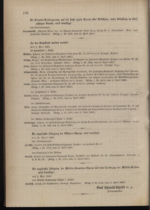 Kaiserlich-königliches Armee-Verordnungsblatt: Personal-Angelegenheiten 18830417 Seite: 6