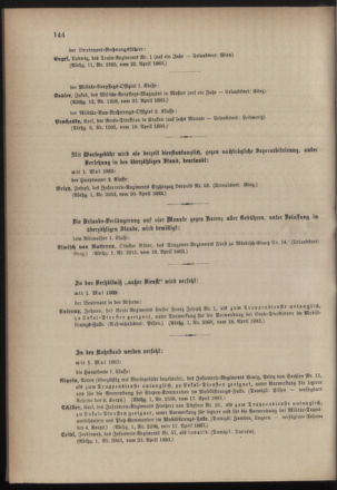 Kaiserlich-königliches Armee-Verordnungsblatt: Personal-Angelegenheiten 18830424 Seite: 8