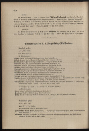 Kaiserlich-königliches Armee-Verordnungsblatt: Personal-Angelegenheiten 18830427 Seite: 64