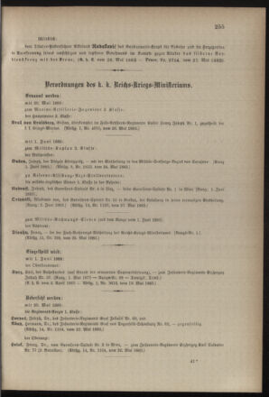 Kaiserlich-königliches Armee-Verordnungsblatt: Personal-Angelegenheiten 18830531 Seite: 3