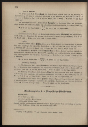 Kaiserlich-königliches Armee-Verordnungsblatt: Personal-Angelegenheiten 18830825 Seite: 2