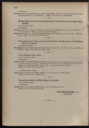 Kaiserlich-königliches Armee-Verordnungsblatt: Personal-Angelegenheiten 18831010 Seite: 4