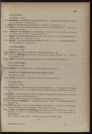 Kaiserlich-königliches Armee-Verordnungsblatt: Personal-Angelegenheiten 18831028 Seite: 27