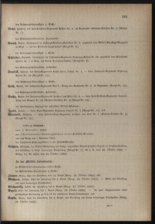 Kaiserlich-königliches Armee-Verordnungsblatt: Personal-Angelegenheiten 18831028 Seite: 69