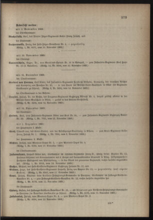 Kaiserlich-königliches Armee-Verordnungsblatt: Personal-Angelegenheiten 18831116 Seite: 19