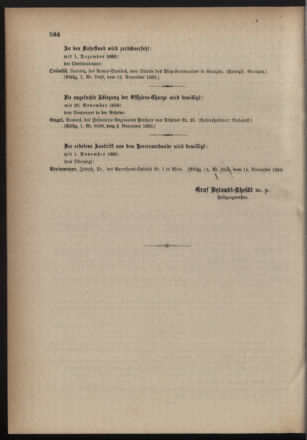 Kaiserlich-königliches Armee-Verordnungsblatt: Personal-Angelegenheiten 18831116 Seite: 24