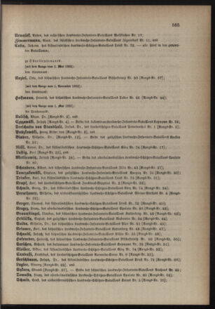 Kaiserlich-königliches Armee-Verordnungsblatt: Personal-Angelegenheiten 18831116 Seite: 5