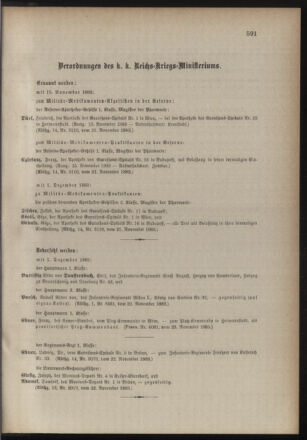 Kaiserlich-königliches Armee-Verordnungsblatt: Personal-Angelegenheiten 18831124 Seite: 3