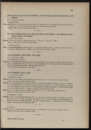 Kaiserlich-königliches Armee-Verordnungsblatt: Personal-Angelegenheiten 18831124 Seite: 5