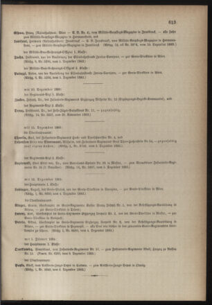 Kaiserlich-königliches Armee-Verordnungsblatt: Personal-Angelegenheiten 18831213 Seite: 7