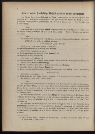 Kaiserlich-königliches Armee-Verordnungsblatt: Personal-Angelegenheiten 18840111 Seite: 4