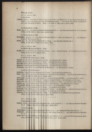 Kaiserlich-königliches Armee-Verordnungsblatt: Personal-Angelegenheiten 18840111 Seite: 6