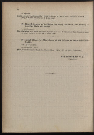 Kaiserlich-königliches Armee-Verordnungsblatt: Personal-Angelegenheiten 18840114 Seite: 4