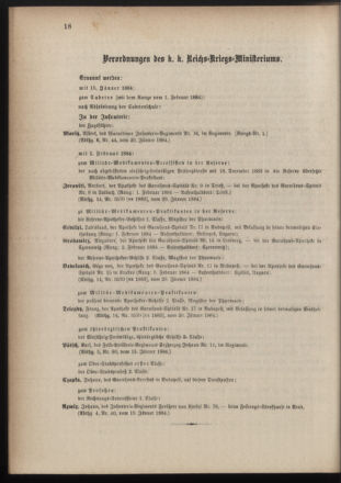 Kaiserlich-königliches Armee-Verordnungsblatt: Personal-Angelegenheiten 18840125 Seite: 4