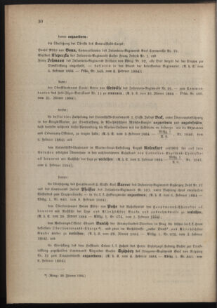 Kaiserlich-königliches Armee-Verordnungsblatt: Personal-Angelegenheiten 18840209 Seite: 2