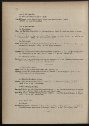 Kaiserlich-königliches Armee-Verordnungsblatt: Personal-Angelegenheiten 18840209 Seite: 4