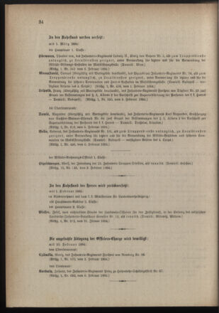 Kaiserlich-königliches Armee-Verordnungsblatt: Personal-Angelegenheiten 18840209 Seite: 6