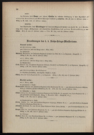 Kaiserlich-königliches Armee-Verordnungsblatt: Personal-Angelegenheiten 18840223 Seite: 2