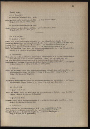 Kaiserlich-königliches Armee-Verordnungsblatt: Personal-Angelegenheiten 18840310 Seite: 5