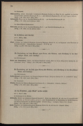 Kaiserlich-königliches Armee-Verordnungsblatt: Personal-Angelegenheiten 18840310 Seite: 6