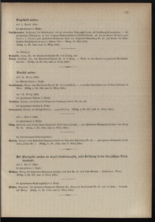 Kaiserlich-königliches Armee-Verordnungsblatt: Personal-Angelegenheiten 18840315 Seite: 3