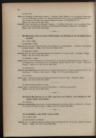 Kaiserlich-königliches Armee-Verordnungsblatt: Personal-Angelegenheiten 18840328 Seite: 6