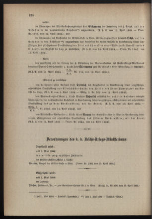 Kaiserlich-königliches Armee-Verordnungsblatt: Personal-Angelegenheiten 18840418 Seite: 4