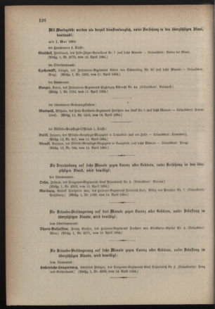 Kaiserlich-königliches Armee-Verordnungsblatt: Personal-Angelegenheiten 18840418 Seite: 6