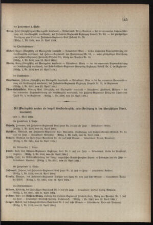 Kaiserlich-königliches Armee-Verordnungsblatt: Personal-Angelegenheiten 18840427 Seite: 11