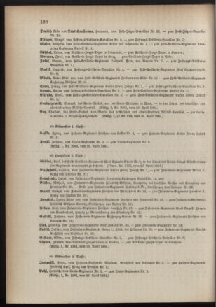 Kaiserlich-königliches Armee-Verordnungsblatt: Personal-Angelegenheiten 18840427 Seite: 4