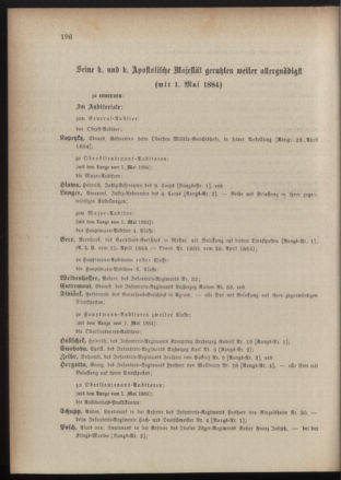 Kaiserlich-königliches Armee-Verordnungsblatt: Personal-Angelegenheiten 18840427 Seite: 62