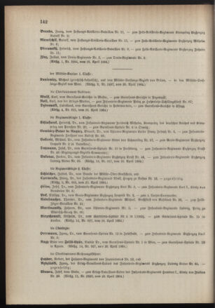 Kaiserlich-königliches Armee-Verordnungsblatt: Personal-Angelegenheiten 18840427 Seite: 8