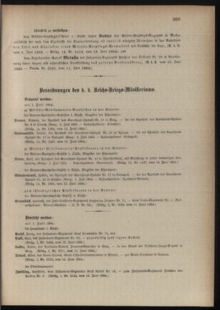 Kaiserlich-königliches Armee-Verordnungsblatt: Personal-Angelegenheiten 18840620 Seite: 3