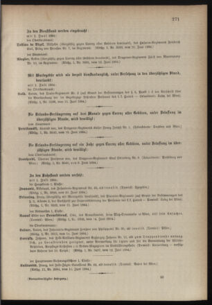 Kaiserlich-königliches Armee-Verordnungsblatt: Personal-Angelegenheiten 18840620 Seite: 5