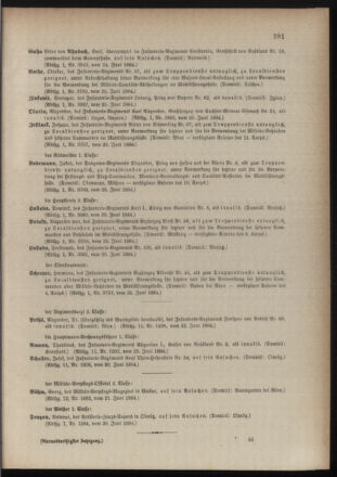 Kaiserlich-königliches Armee-Verordnungsblatt: Personal-Angelegenheiten 18840630 Seite: 9